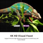 VIVIDSTORM PRO P Slimline ALR Acoustically Transparent Motorised Drop Down UST Projector Screen - Image 9