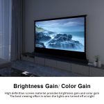 VIVIDSTORM S White Cinema P Acoustically Transparent Motorised Floor Rising Projector Screen - Image 7