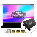 VIVIDSTORM S PRO P Motorised Rollable UST Laser Projector Screen with Acoustic Transparency - Image 2